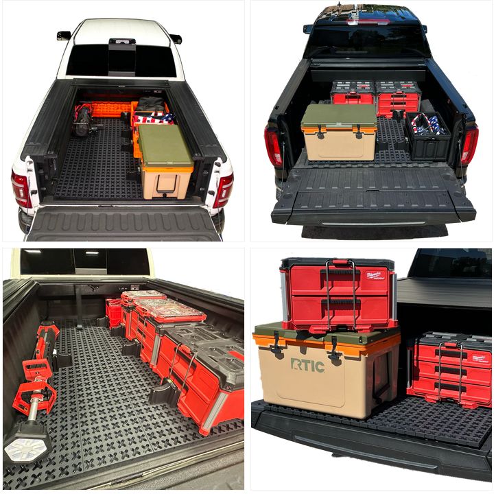 TMAT Truck Bed Organizer: Long Bed Pickup (8'0" - 8'2") truck bed organizer TMAT   