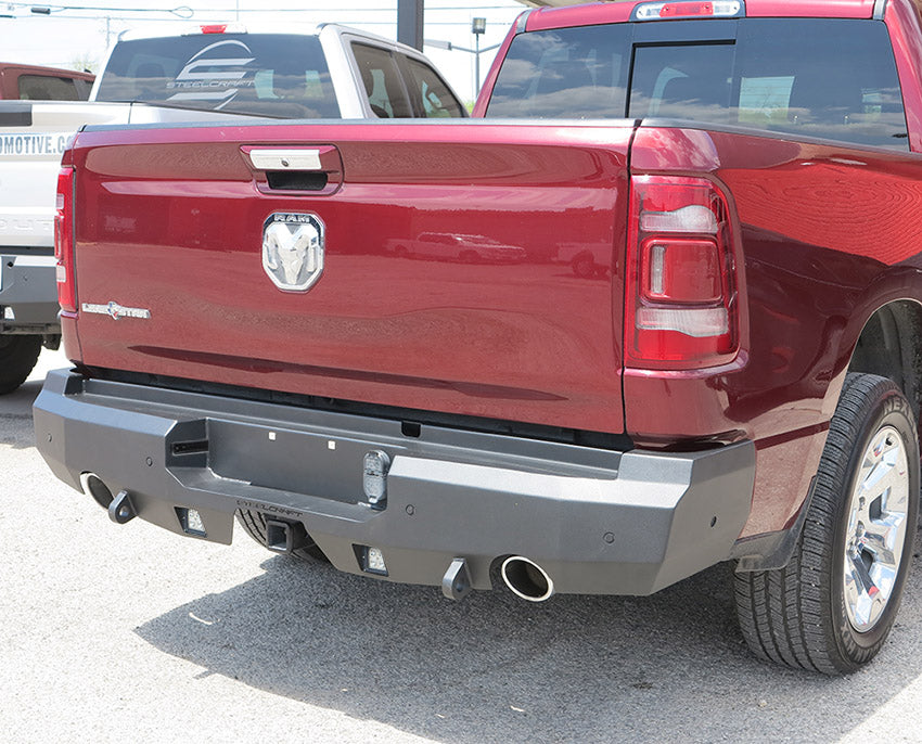 2019-Up Dodge Ram 1500 REAR Bumper: FORTIS Series Bumper Steelcraft   