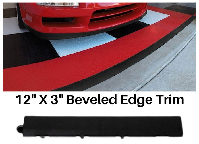 RaceDeck "EDGE TRIM" Female (5 PCS.) Garage Flooring RaceDeck   